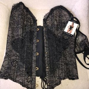 New Black corset - too bad he didn’t buy it for me